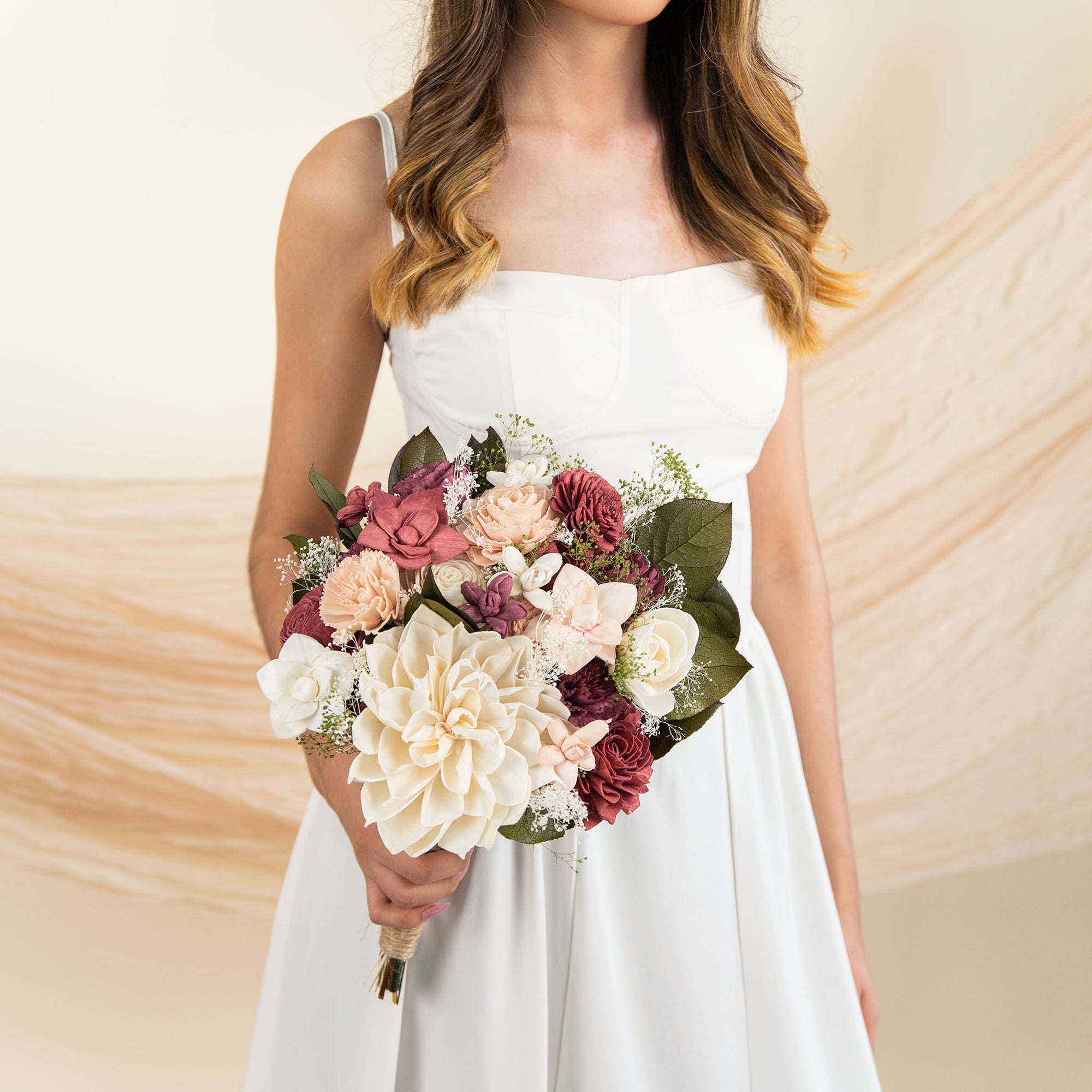 Luxe Velvet Bridal Bouquet