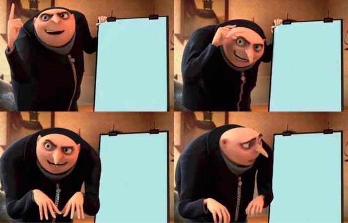 Gru's Plan meme about Sola Wood Flowers